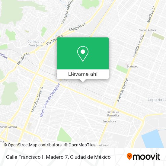 Mapa de Calle Francisco I. Madero 7