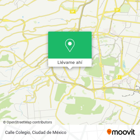 Mapa de Calle Colegio