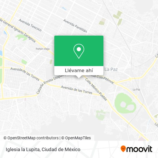 Mapa de Iglesia la Lupita