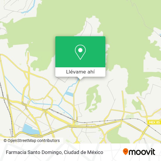 Mapa de Farmacia Santo Domingo