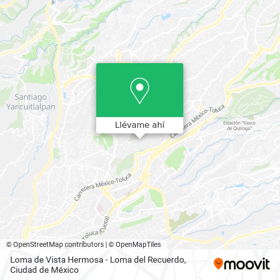 Mapa de Loma de Vista Hermosa - Loma del Recuerdo