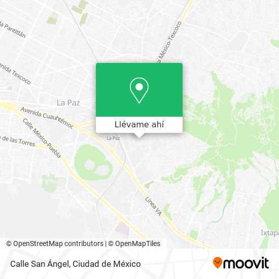 Mapa de Calle San Ángel