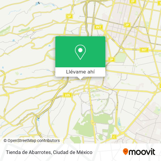 Mapa de Tienda de Abarrotes