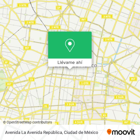 Mapa de Avenida La Avenida República