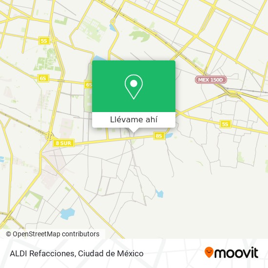 Mapa de ALDI Refacciones