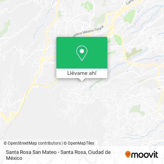 Mapa de Santa Rosa San Mateo - Santa Rosa