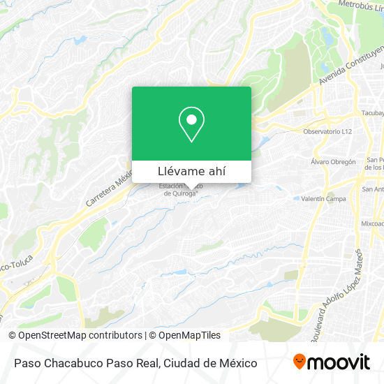 Mapa de Paso Chacabuco Paso Real
