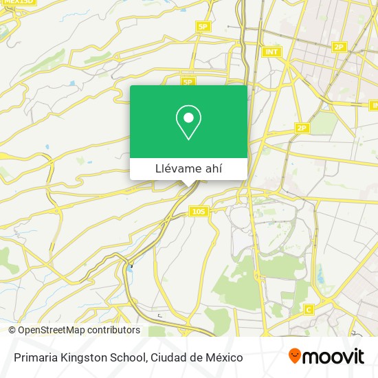 Mapa de Primaria Kingston School