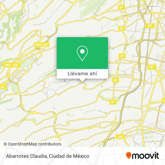 Mapa de Abarrotes Claudia