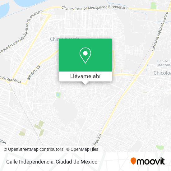 Mapa de Calle Independencia