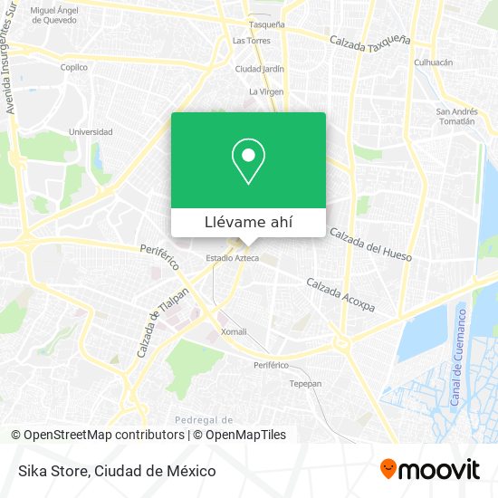 Mapa de Sika Store