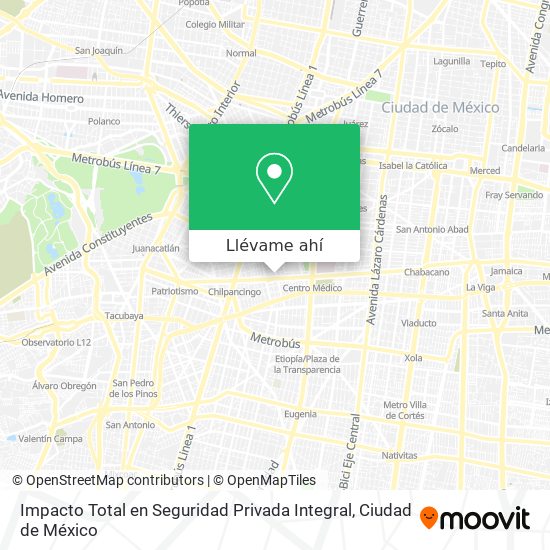 Mapa de Impacto Total en Seguridad Privada Integral