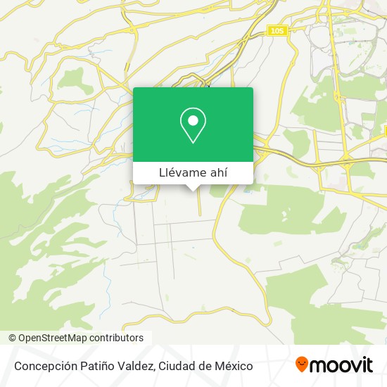 Mapa de Concepción Patiño Valdez