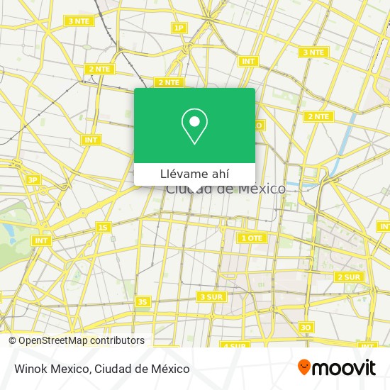 Mapa de Winok Mexico