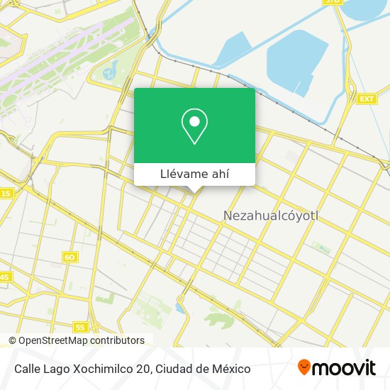 Mapa de Calle Lago Xochimilco 20