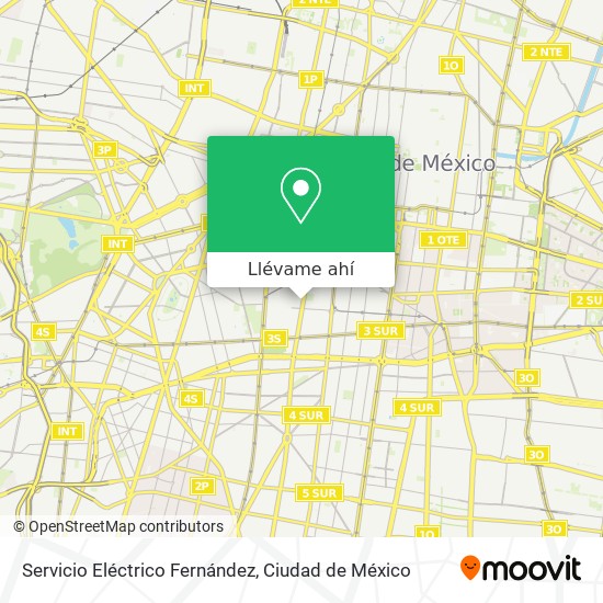 Mapa de Servicio Eléctrico Fernández