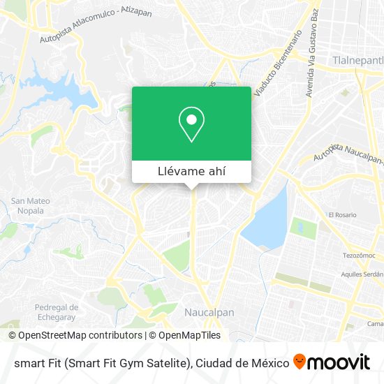 Mapa de smart Fit (Smart Fit Gym Satelite)