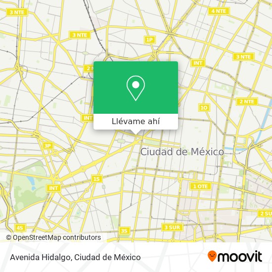 Mapa de Avenida Hidalgo