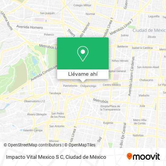 Mapa de Impacto Vital Mexico S C