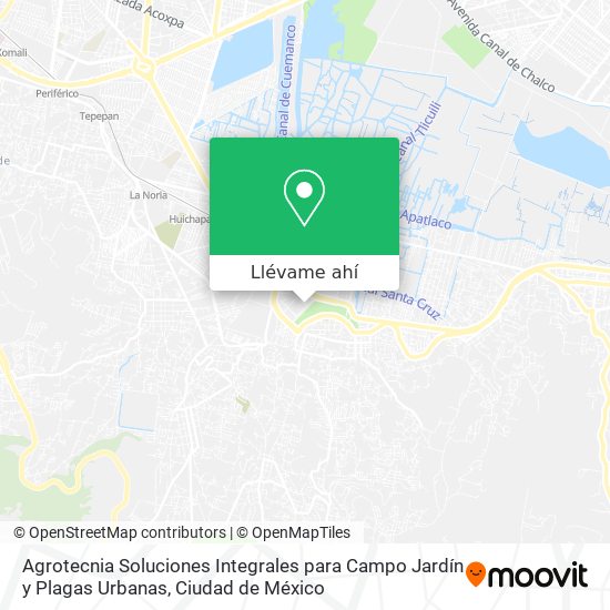 Mapa de Agrotecnia Soluciones Integrales para Campo Jardín y Plagas Urbanas
