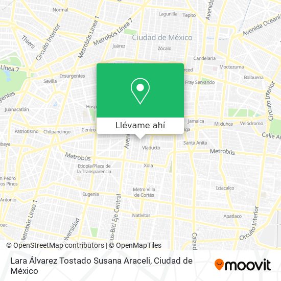 Mapa de Lara Álvarez Tostado Susana Araceli