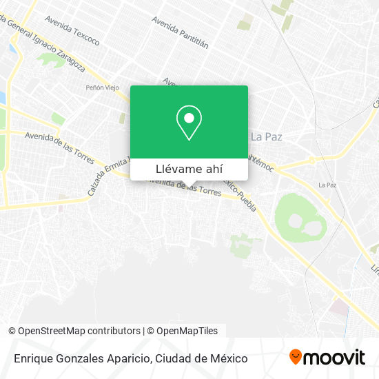 Mapa de Enrique Gonzales Aparicio