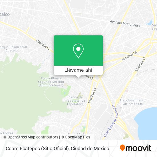 Cómo llegar a Ccpm Ecatepec (Sitio Oficial) en Coacalco De Berriozábal en  Autobús?