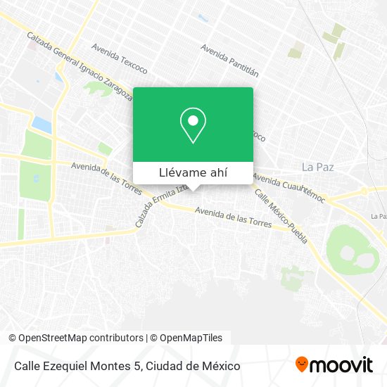 Mapa de Calle Ezequiel Montes 5