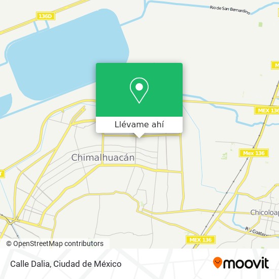 Mapa de Calle Dalia