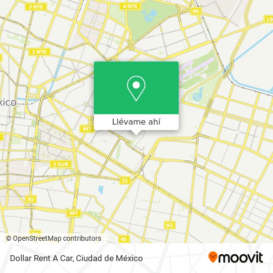 Mapa de Dollar Rent A Car