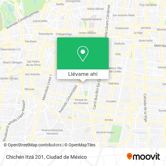 Mapa de Chichén Itzá 201