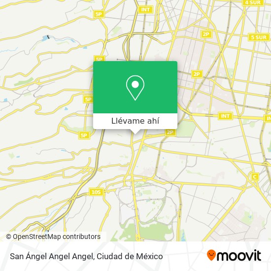 Mapa de San Ángel Angel Angel