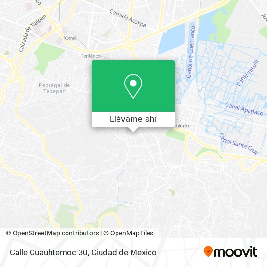 Mapa de Calle Cuauhtémoc 30