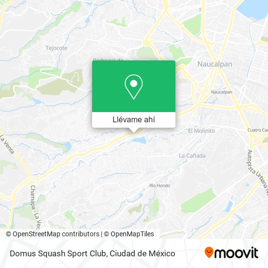 Mapa de Domus Squash Sport Club