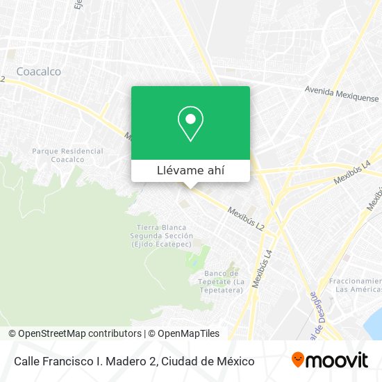 Mapa de Calle Francisco I. Madero 2