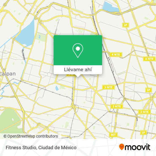 Mapa de Fitness Studio