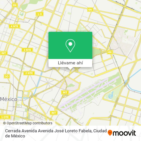 Mapa de Cerrada Avenida Avenida José Loreto Fabela