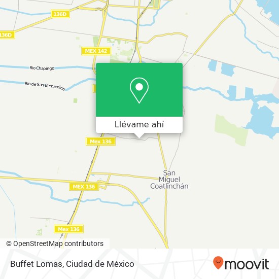 Cómo llegar a Buffet Lomas, Circuito Acolhuacan 48 Lomas de Cristo en  Texcoco en Autobús o Metro?