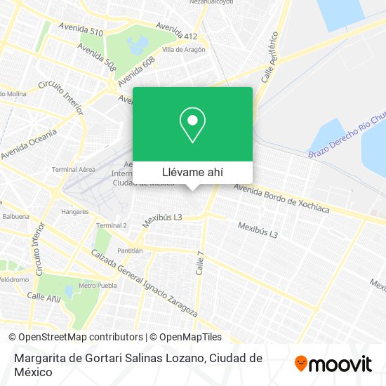 Mapa de Margarita de Gortari Salinas Lozano