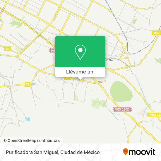 Mapa de Purificadora San Miguel