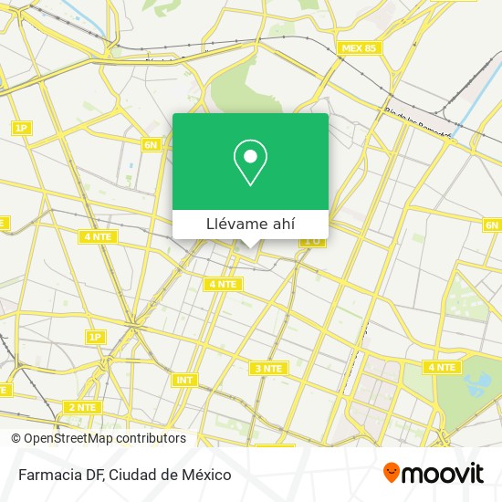 Mapa de Farmacia DF