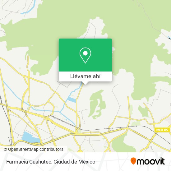 Mapa de Farmacia Cuahutec