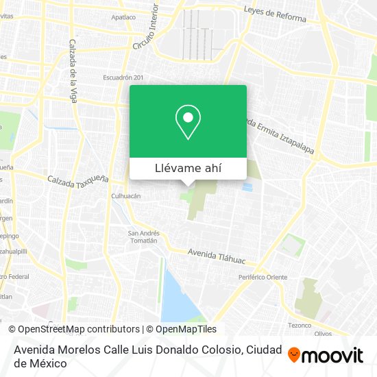Mapa de Avenida Morelos Calle Luis Donaldo Colosio