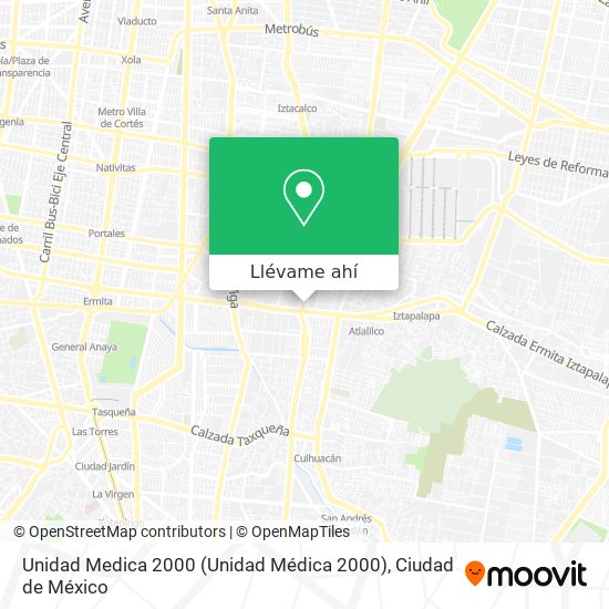 Mapa de Unidad Medica 2000 (Unidad Médica 2000)