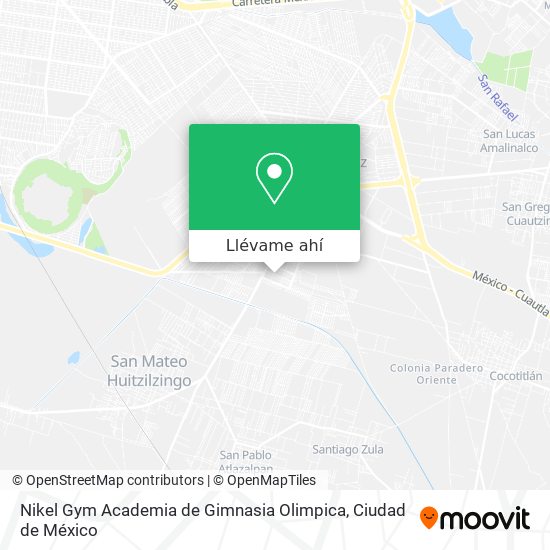 Mapa de Nikel Gym Academia de Gimnasia Olimpica