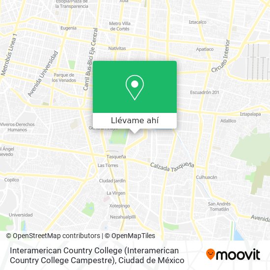 Mapa de Interamerican Country College