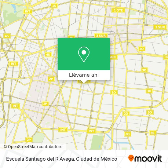 Mapa de Escuela Santiago del R Avega