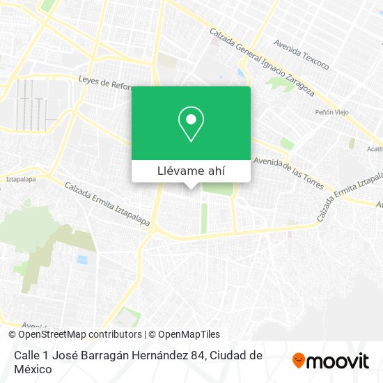 Mapa de Calle 1 José Barragán Hernández 84