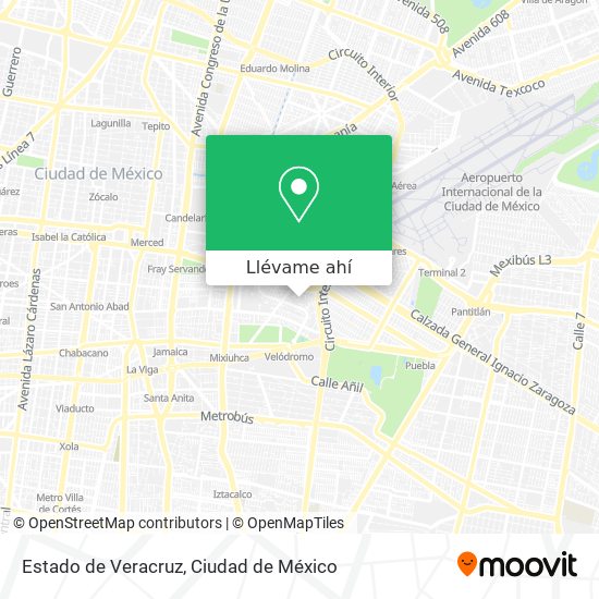 Cómo llegar a Estado de Veracruz en Cuauhtémoc en Autobús o Metro?