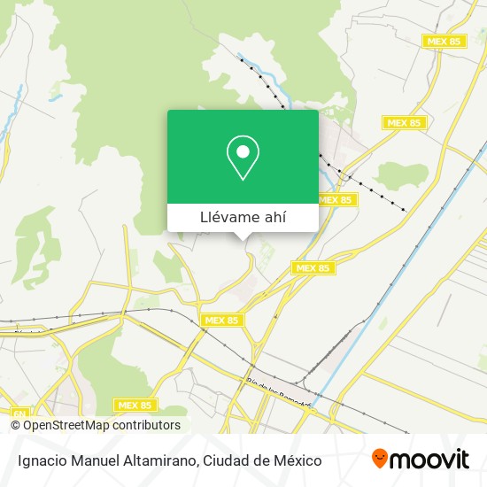 Mapa de Ignacio Manuel Altamirano
